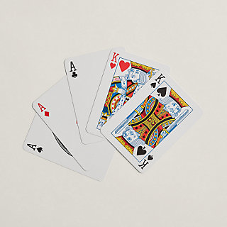 Set of 2 H Tissage poker playing cards | Hermès USA